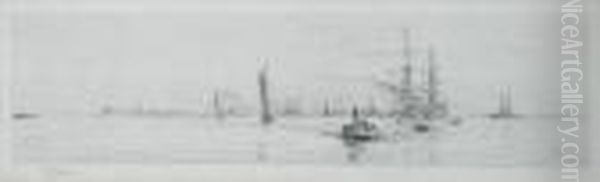 Shipping In Portsmouth Harbour - view 1