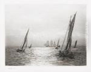 Sunshine On The Solent by William Lionel Wyllie