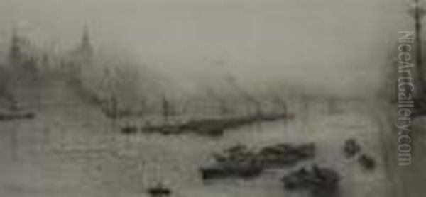 Westminster From Lambeth - view 1