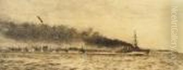 Battle Cruisers In A Line - view 1