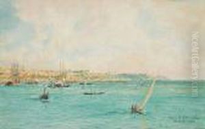 Baia De Todos Santos by William Lionel Wyllie