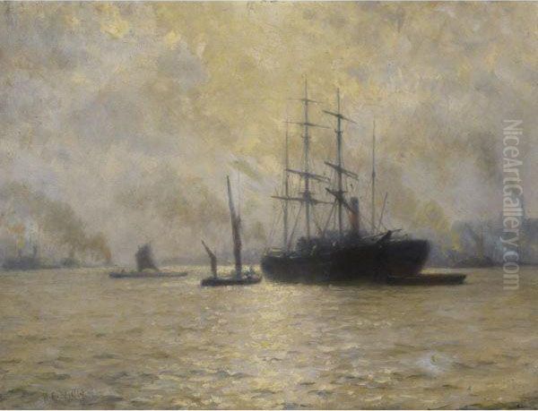 Shipping On The Thames - view 1