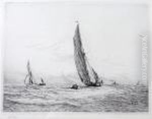 Thames Barge Race by William Lionel Wyllie