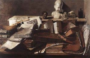 Still-Life with Books by Unknown Painter