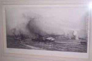 The Battle Of Jutland by William Lionel Wyllie