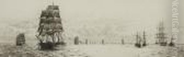 A Busy Shipping Channel - view 1