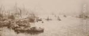 Busy Docklands Scene