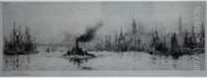Scene On The Thames by William Lionel Wyllie