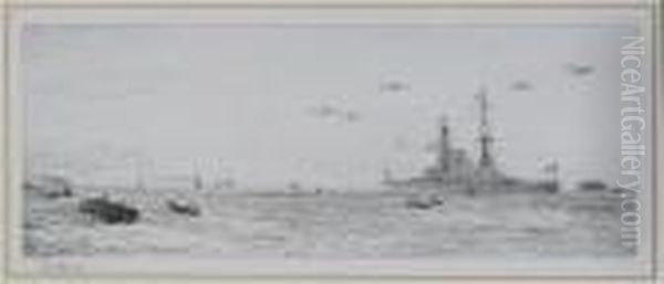 A Ship With Fighter Planes - view 1