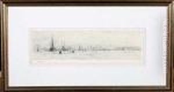 "davenport" - Drypoint Etching, Signed In Pencil. - view 1