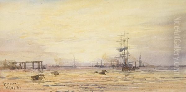 Shipping At Gravesend - view 1