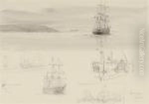 Discovery: A Series Of Pencil Studies by William Lionel Wyllie