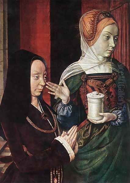 Mary Magdalen and a Donator - view 1