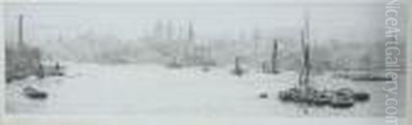 London From Limehouse - view 1