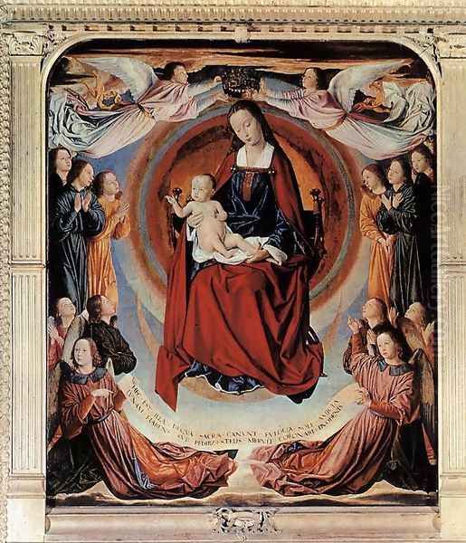 The Moulins Triptych (central panel) - view 1
