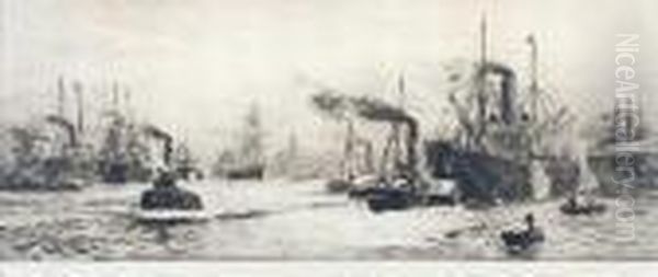 Shipping On The Thames - view 1