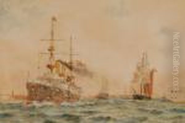 Shipping In Portsmouth Harbour - view 1