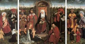 Triptych with the Family of St Anne