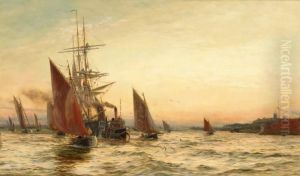 Mouth Of The Harbour by William Lionel Wyllie