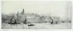 London, County Hall by William Lionel Wyllie