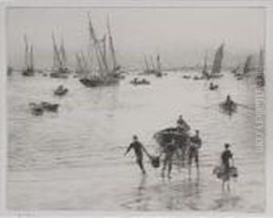 Landing Oysters, Cancale