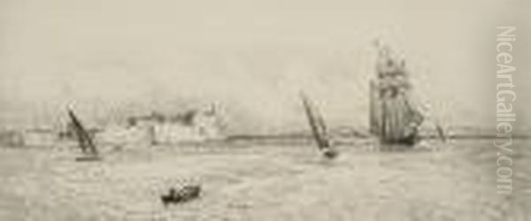 Shipping In The Solent - view 1