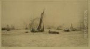 Blackwall Reach by William Lionel Wyllie