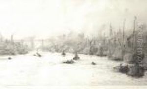 L.
Quayside by William Lionel Wyllie