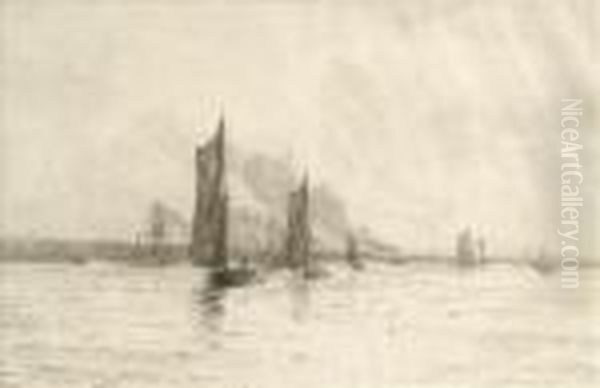 Sailing Boats Coming In - view 1