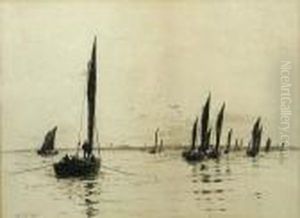 Sailing Boats by William Lionel Wyllie