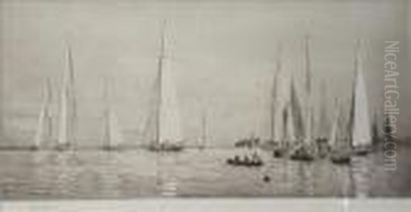 Yachts Racing At Cowes - view 1