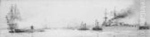 Portsmouth Harbour by William Lionel Wyllie