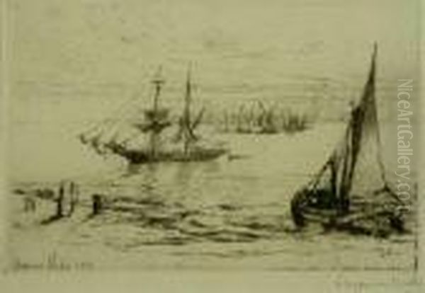 Downstream From London Bridge - view 1