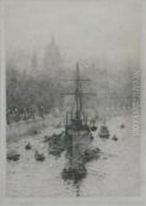 Thescout's Training Vessel 'northampton' Off The Temple