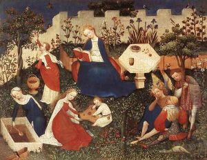 The Garden of Eden c. 1410 by German Unknown Masters