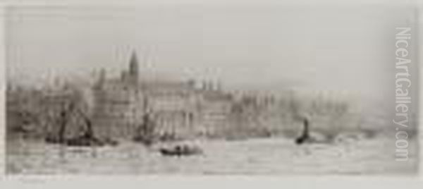 County Hall From The Thames - view 1