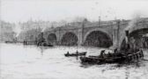 Traffic On The Thames - view 1
