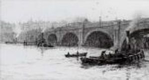 Traffic On The Thames by William Lionel Wyllie