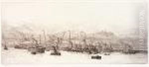 Leith Docks, With Calton Hill Behind Leith Docks, With Calton Hill Behind