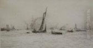 The Regatta by William Lionel Wyllie