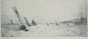 Fishing Boats Off Portsmouth? by William Lionel Wyllie