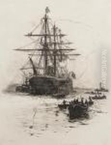 Homeward Bound - H.m.s Nelson Entering Themersey