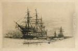 The Boy's Training Ship H.m.s. St Vincentlying Off Gosport The Boy's Training Ship H.m.s. St Vincentlying Off Gosport
