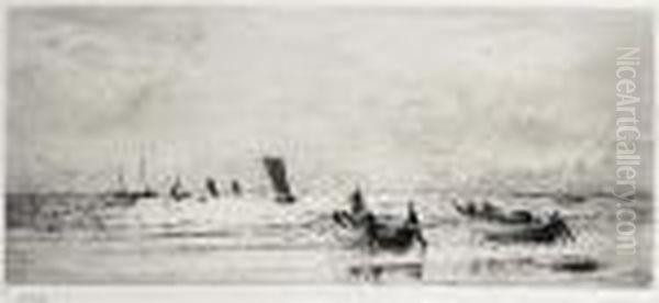 Yorkshire Cobles Beached Nearscarborough - view 1