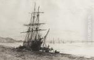 A Leaky Timbership From The Baltic by William Lionel Wyllie