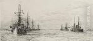 Getting Underway After A Fleet Review