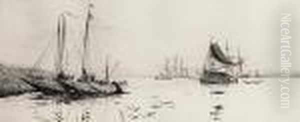 Dutch Eel Boats - view 1