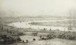 A View Of Greenwich by William Lionel Wyllie