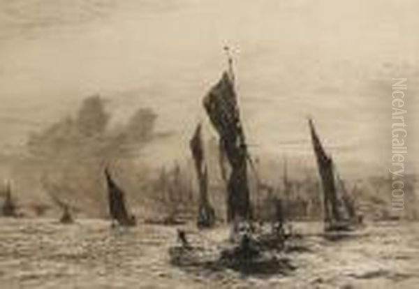 The Thames With St Paul's In Thedistance - view 1