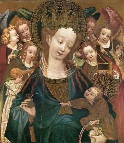 Virgin and Child with Angels c. 1420 - view 1
